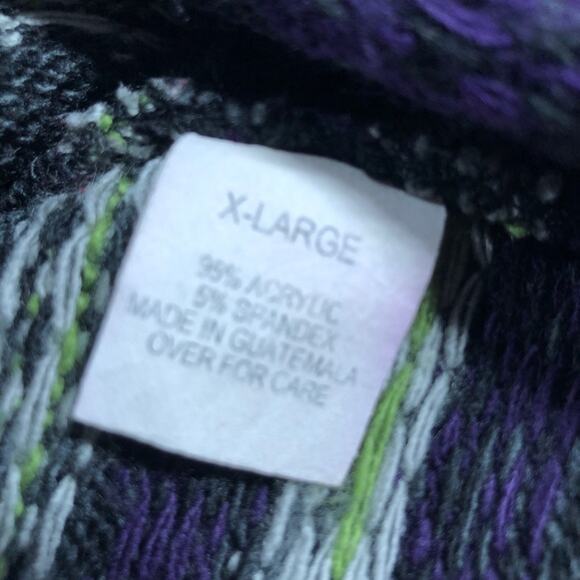An Studio Gray/black Open-Front Cardigan XL - Picture 7 of 9